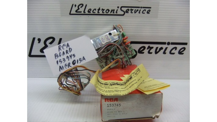 RCA  153745 module MCR015A